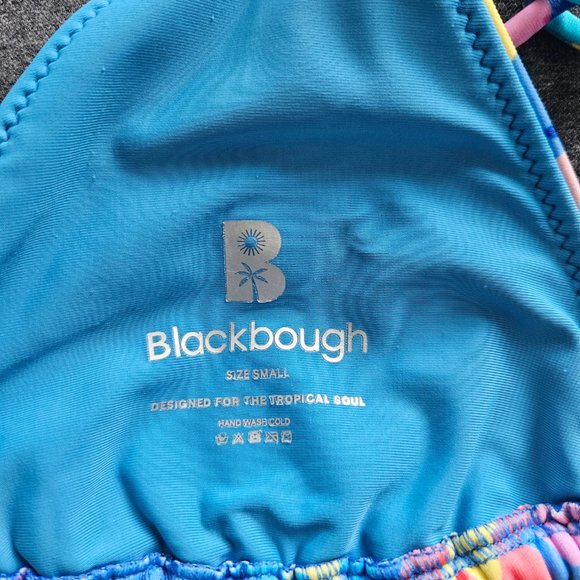Blackbough Swim blue Bikini Top and Bottom Set - Picture 3 of 3